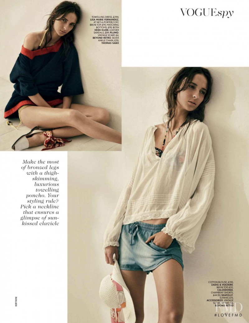 Waleska Gorczevski featured in Vogue Spy, June 2015