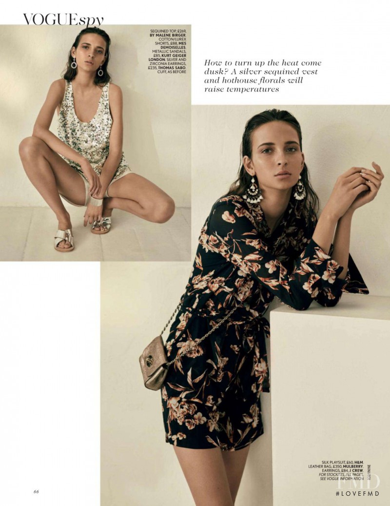 Waleska Gorczevski featured in Vogue Spy, June 2015