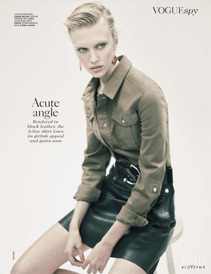 Juliana Schurig featured in Vogue Spy, May 2015