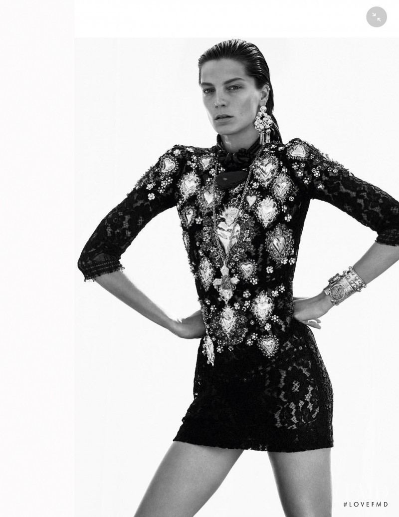 Daria Werbowy featured in Free Style, June 2015