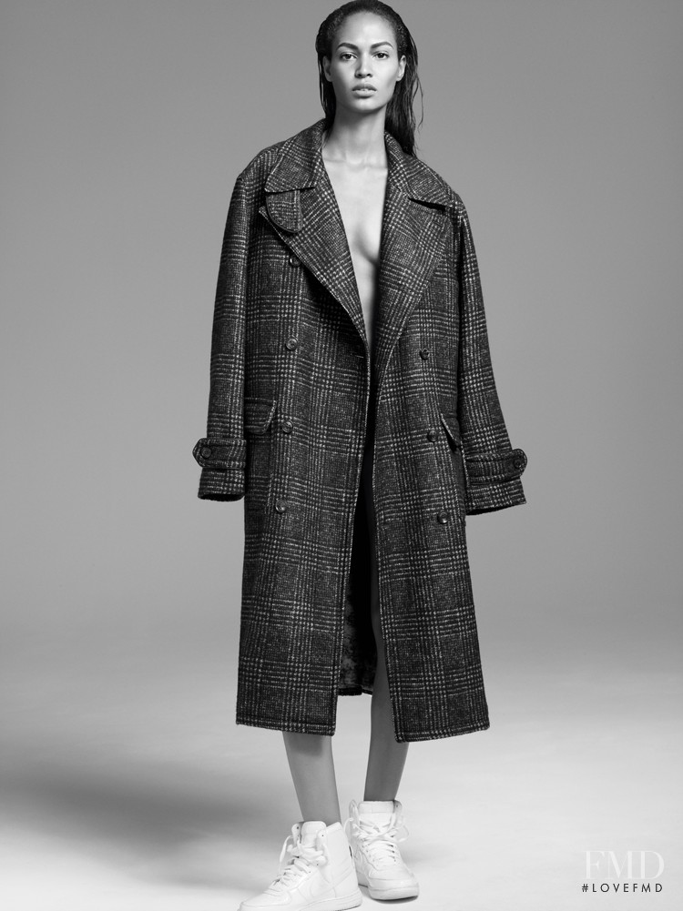 Joan Smalls featured in In Big Coats, September 2011