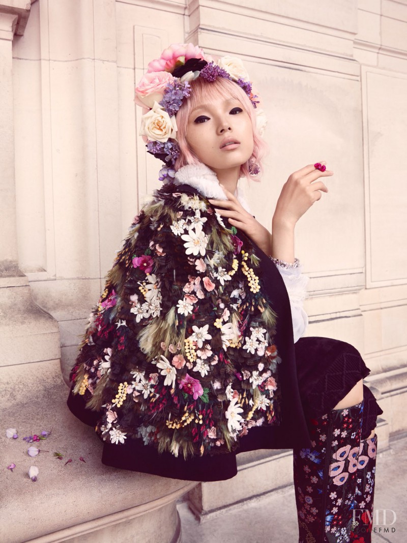 Xiao Wen Ju featured in Flower Child, July 2015