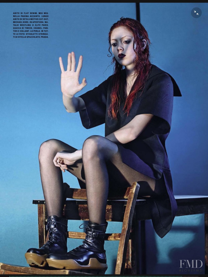 Natalie Westling featured in Craig McDean, June 2015