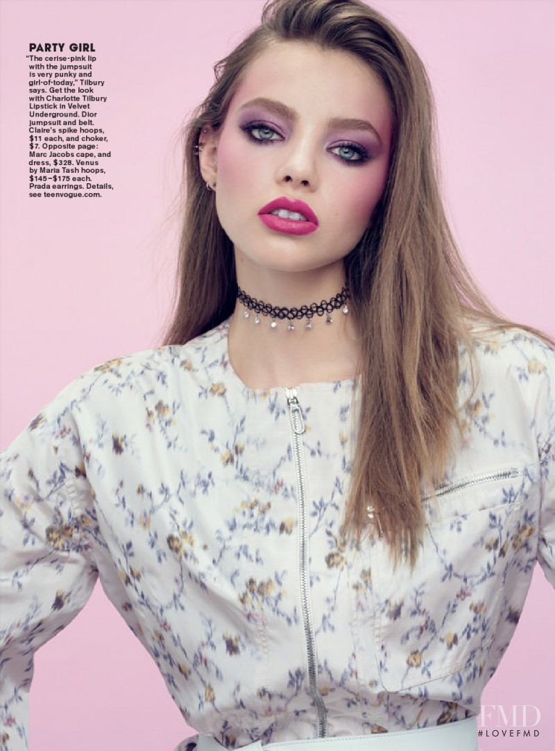 Kristine Frøseth featured in Glam Squad, April 2015