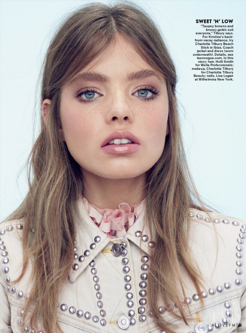 Kristine Frøseth featured in Glam Squad, April 2015