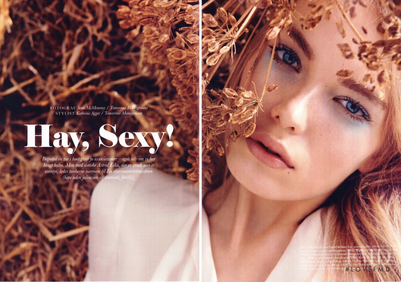 Astrid Eika featured in Hay, Sexy!, June 2015