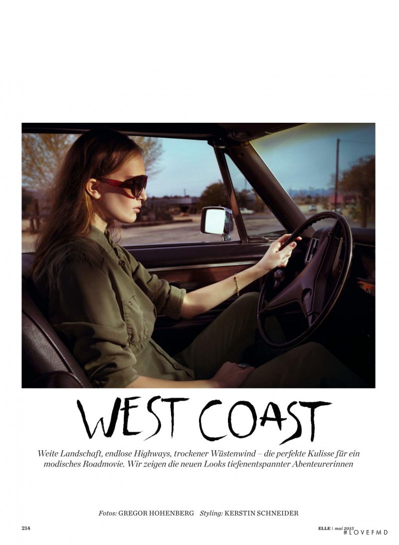 Alla Kostromicheva featured in West Coast, May 2015