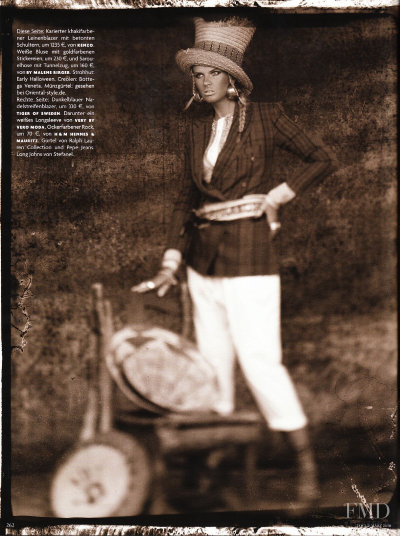 Anne Vyalitsyna featured in Neue Welt, March 2010