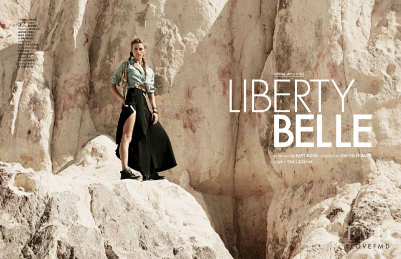 Ieva Laguna featured in Liberty Belle, April 2015