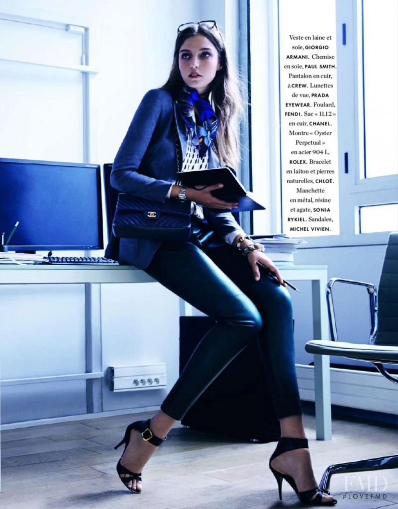Fernanda Liz featured in Ligne Directrice, March 2015