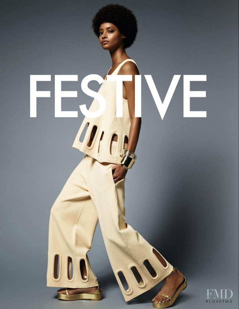 Malaika Firth featured in Festive, March 2015