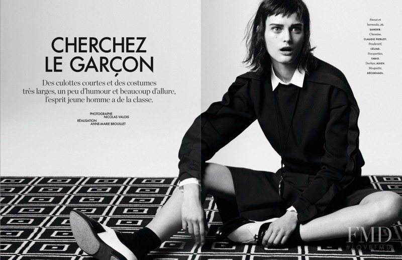 Ksenia Nazarenko featured in Cherchez Le Garçon, February 2015