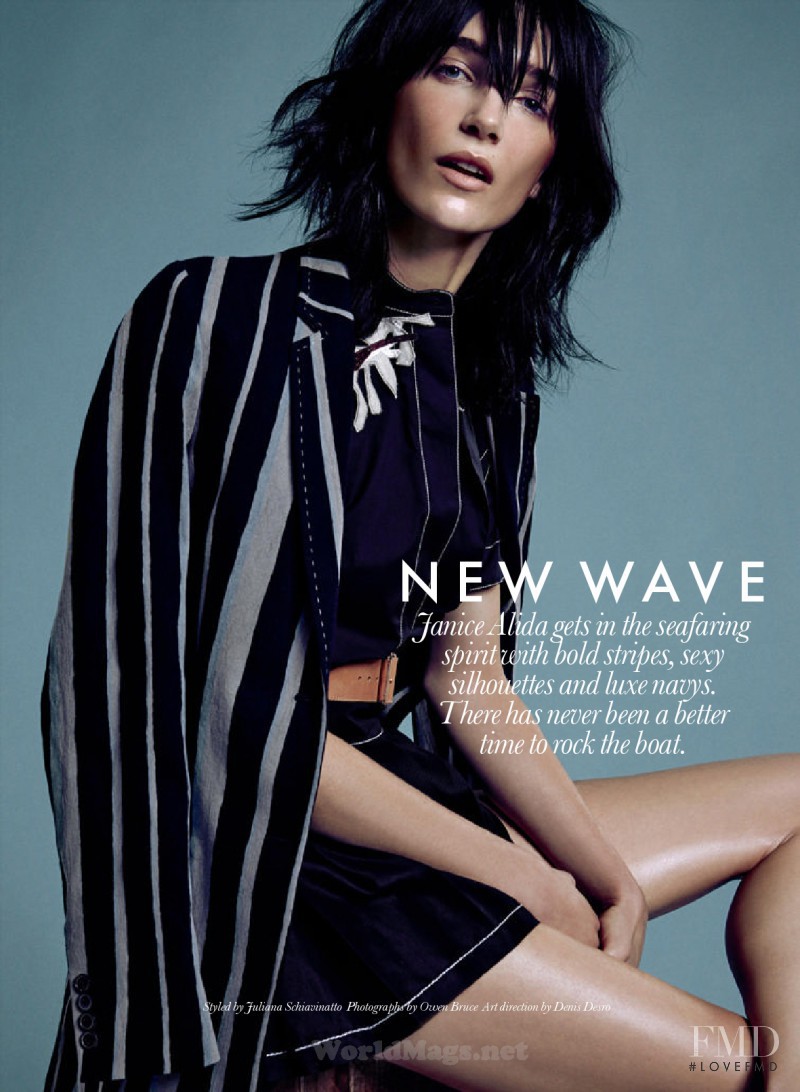 Janice Alida featured in New Wave, May 2015