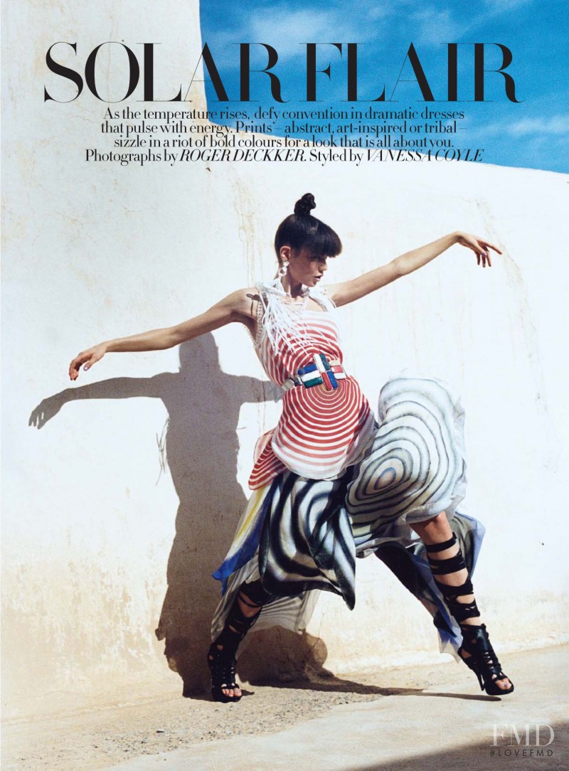 Sheila Marquez featured in Solar Flair, July 2008