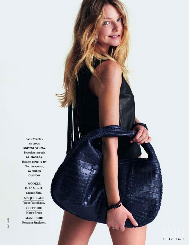 Eniko Mihalik featured in Mise A Sacs, March 2015