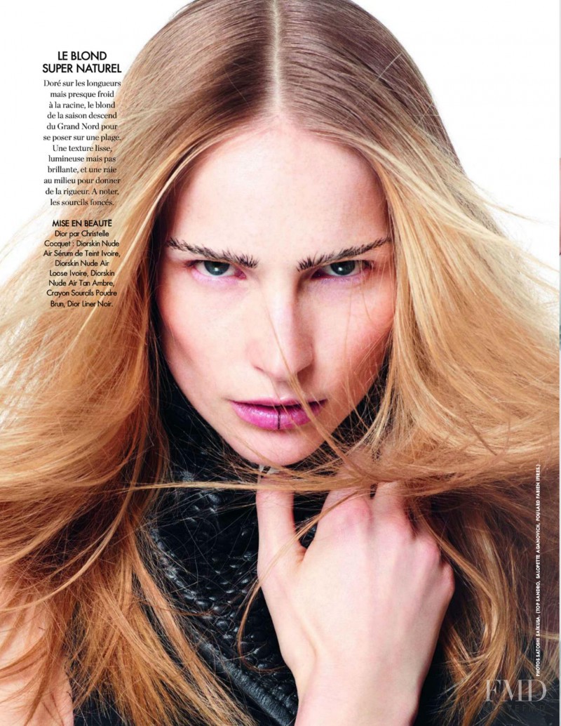 Katrin Thormann featured in En Blanc Et Noir, March 2015