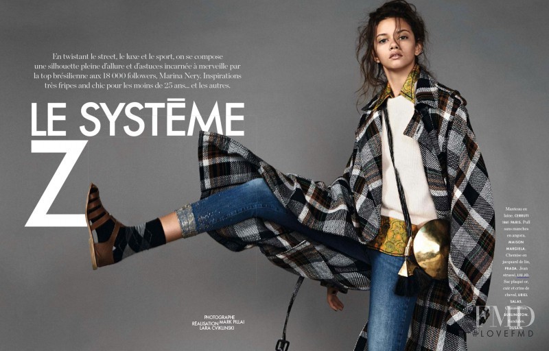 Marina Nery featured in Le Systeme Z, February 2015