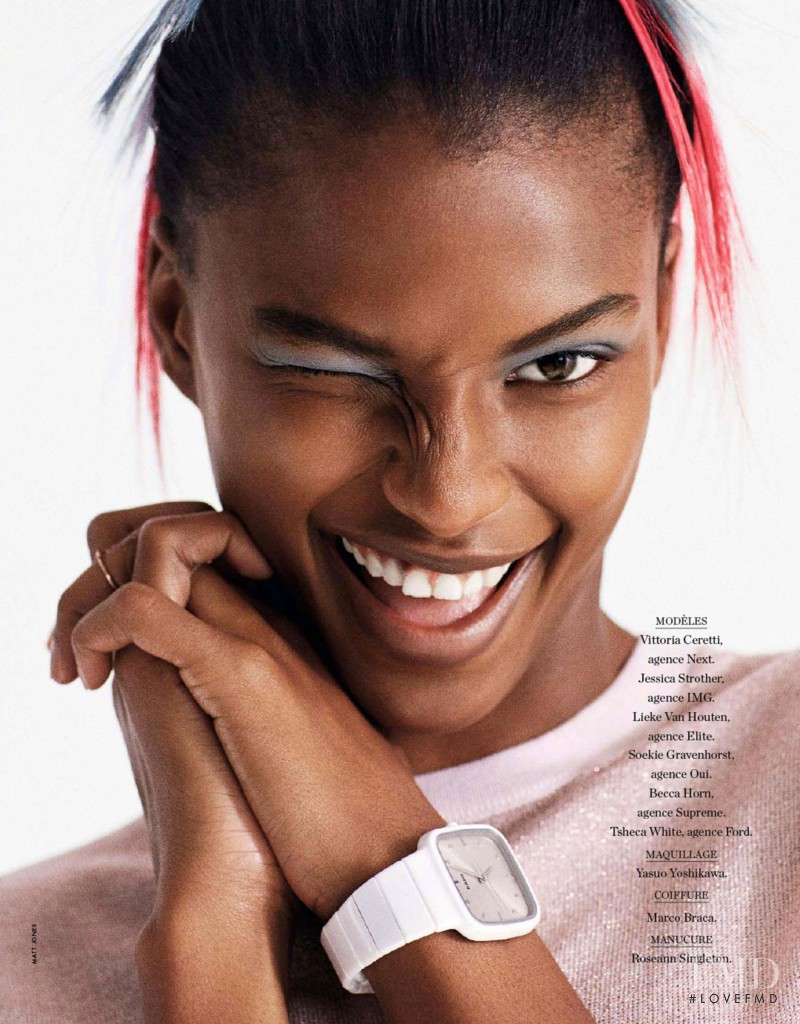 Tsheca White featured in Une Heure D\'Avance, February 2015