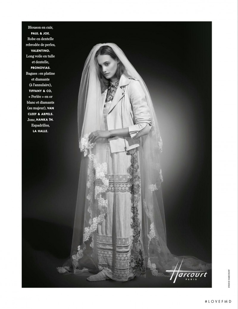 Queeny van der Zande featured in Oui, January 2015