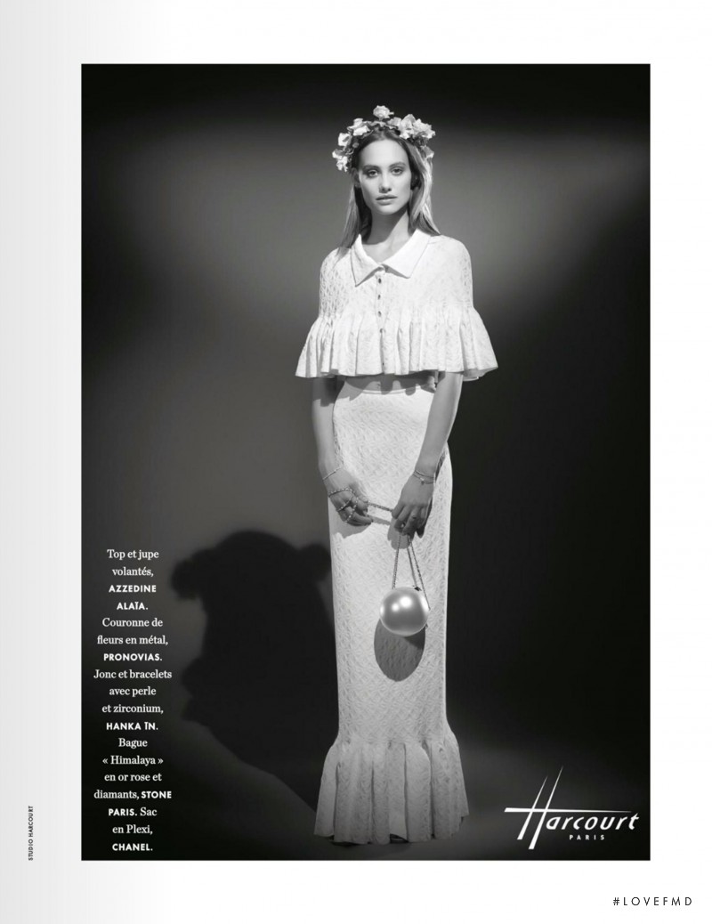 Queeny van der Zande featured in Oui, January 2015