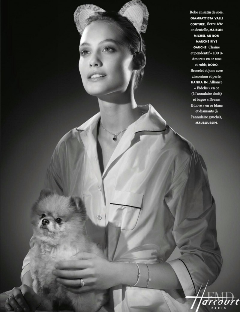 Queeny van der Zande featured in Oui, January 2015