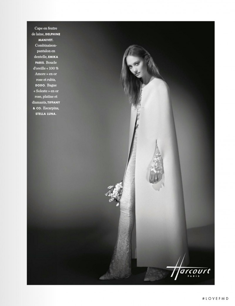 Queeny van der Zande featured in Oui, January 2015