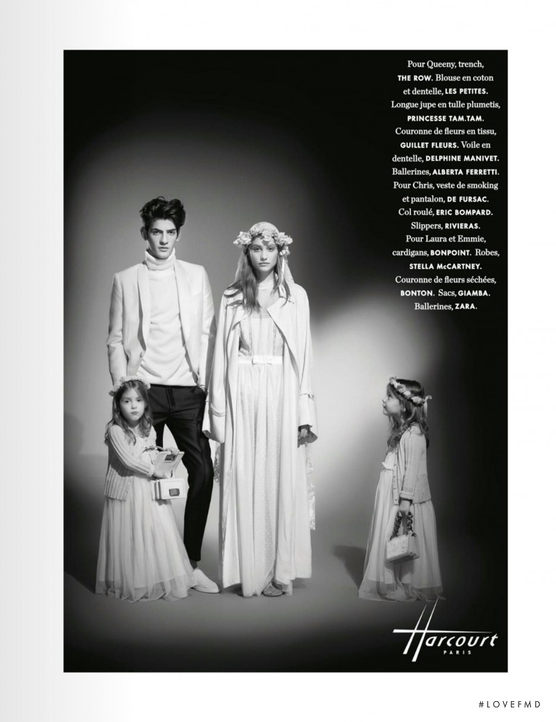 Queeny van der Zande featured in Oui, January 2015