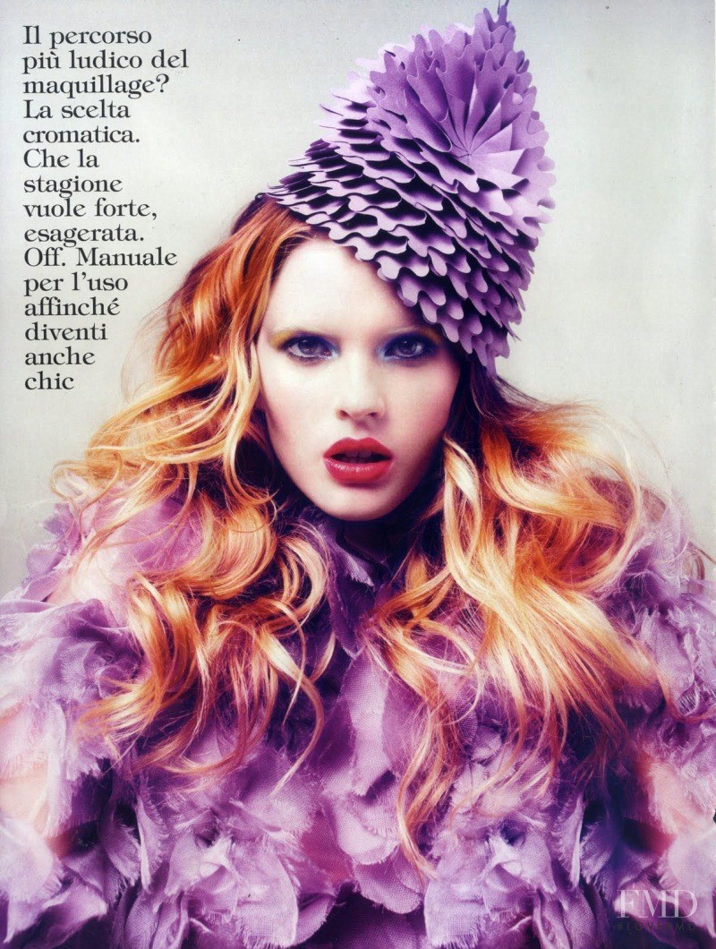 Anne Vyalitsyna featured in Color Way, May 2010