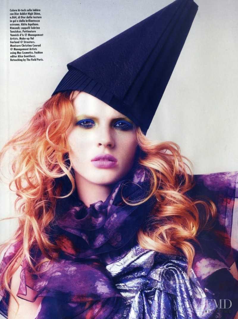 Anne Vyalitsyna featured in Color Way, May 2010