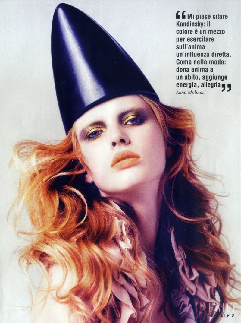 Anne Vyalitsyna featured in Color Way, May 2010