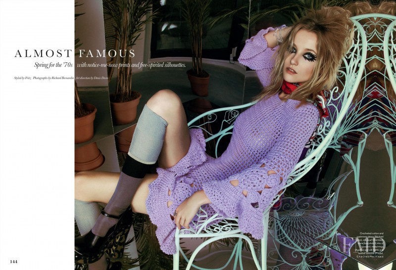 Emily van Raay featured in Almost Famous, March 2015