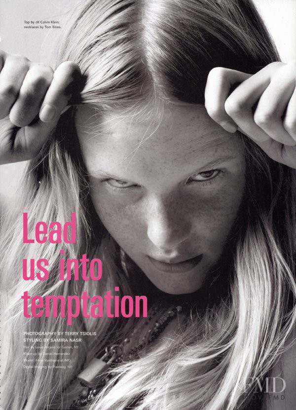 Anne Vyalitsyna featured in Lead us into temptation, September 2002