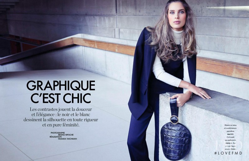 Lise Olsen featured in Graphique C\'est Chic, January 2015