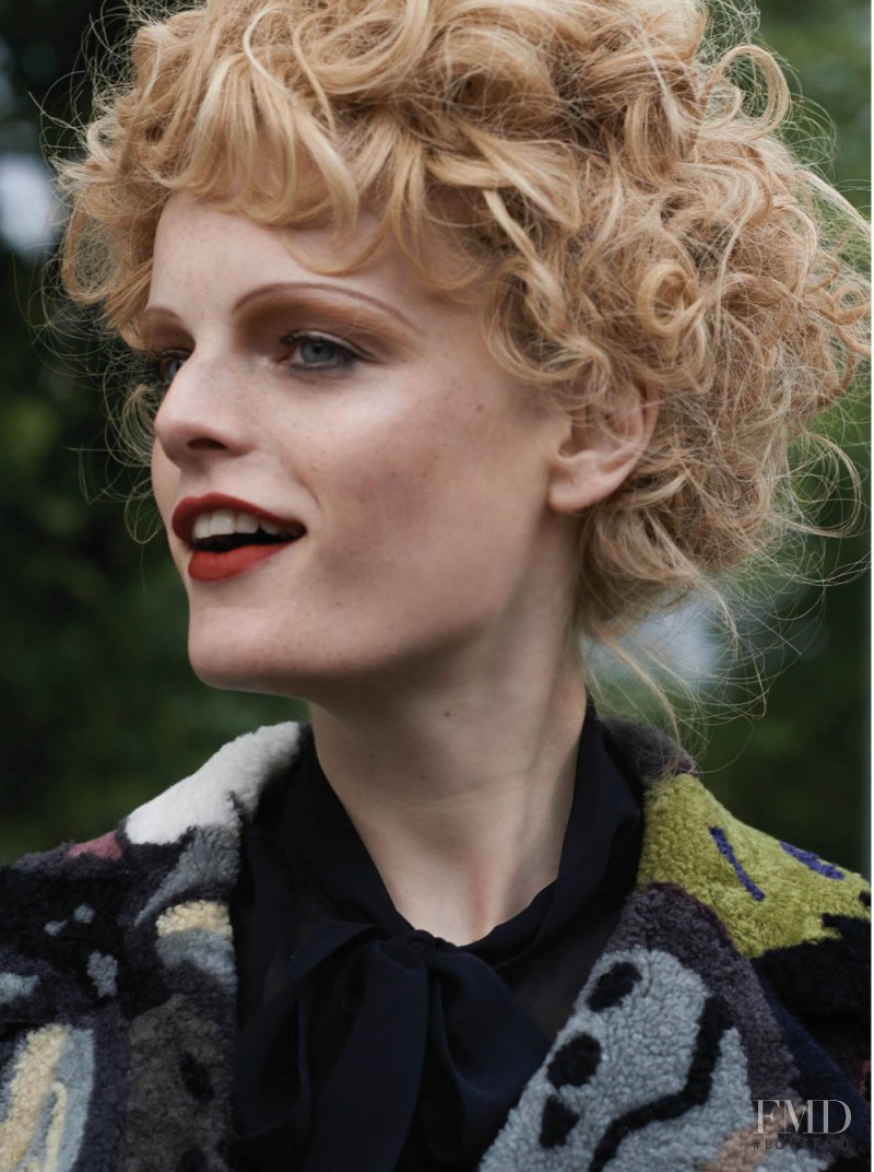 Hanne Gaby Odiele featured in Miss Strange Love, September 2014