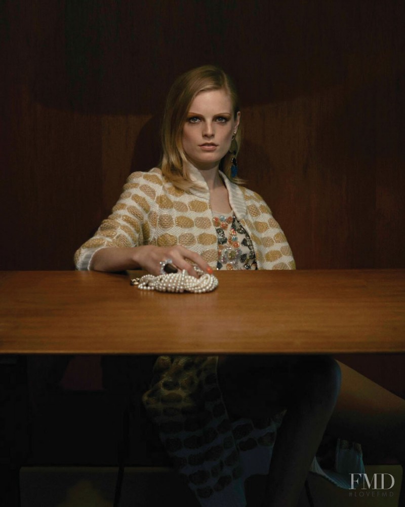 Hanne Gaby Odiele featured in Miss Strange Love, September 2014