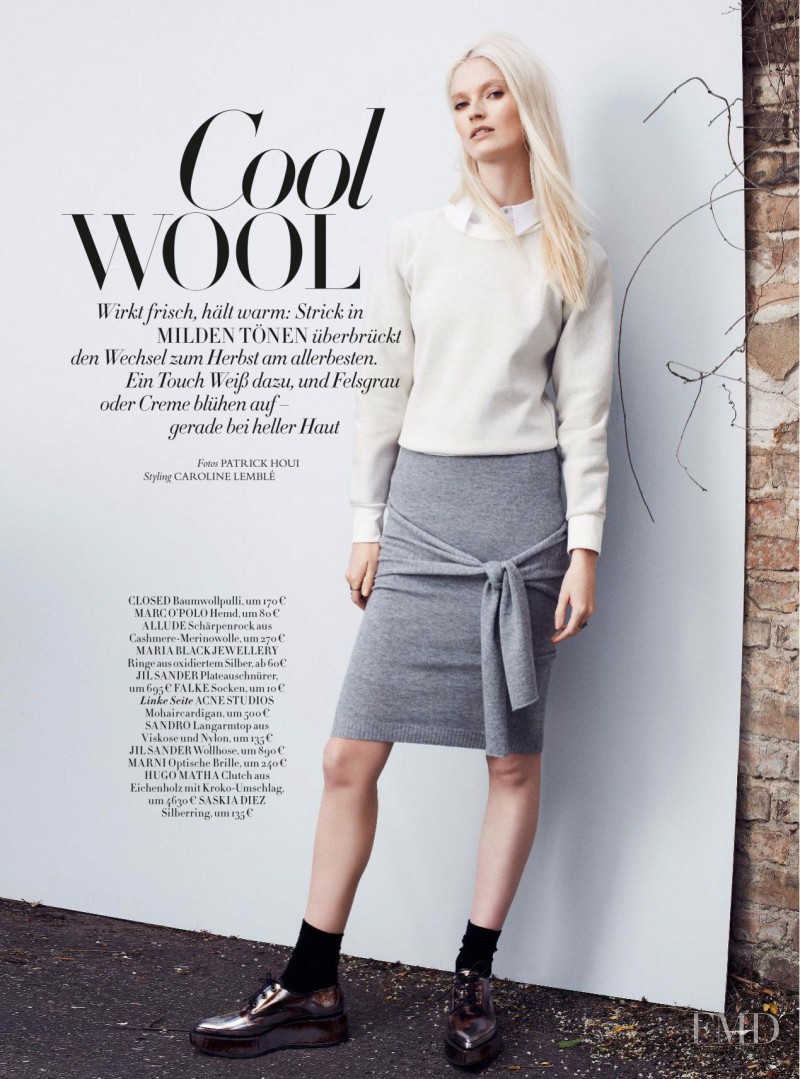 Helena Greyhorse featured in Cool Wool, September 2014