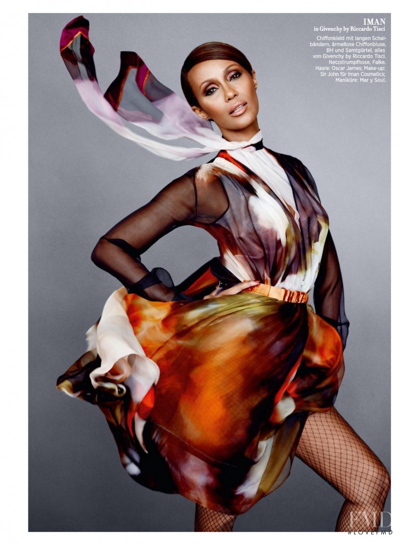 Iman Abdulmajid featured in Icons, September 2014