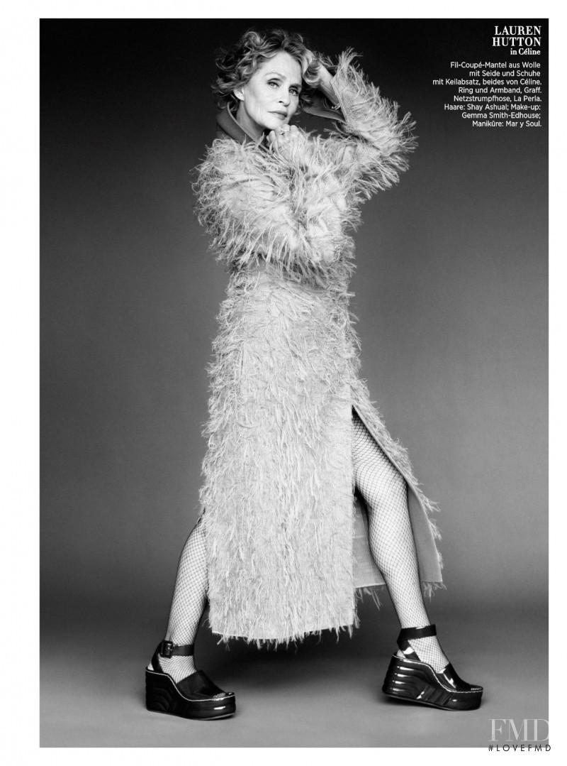 Lauren Hutton featured in Icons, September 2014