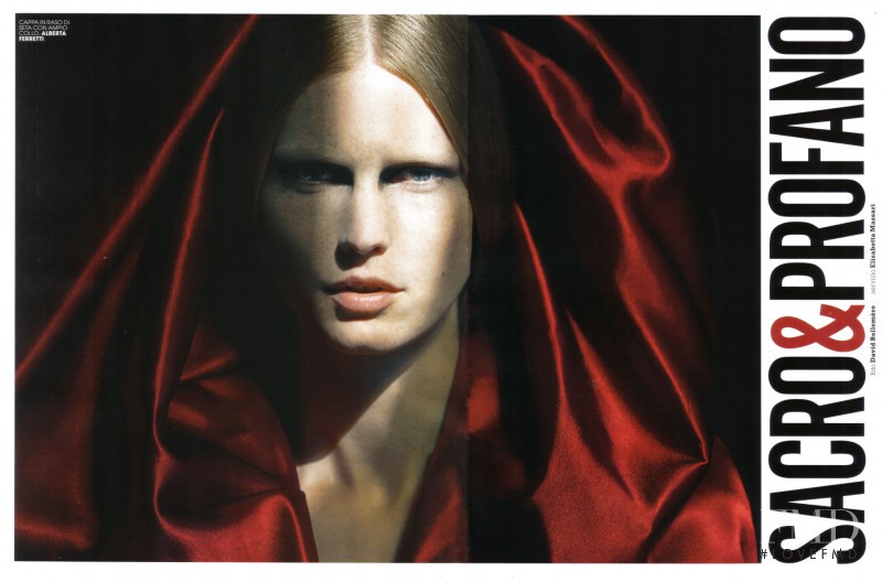 Anne Vyalitsyna featured in Sacro e Profano, December 2008