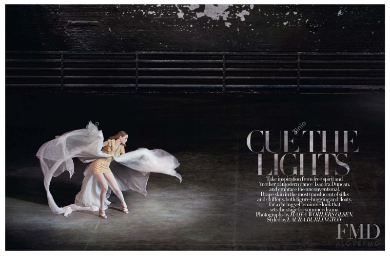 Angelika Kocheva featured in Cue The Lights, June 2008