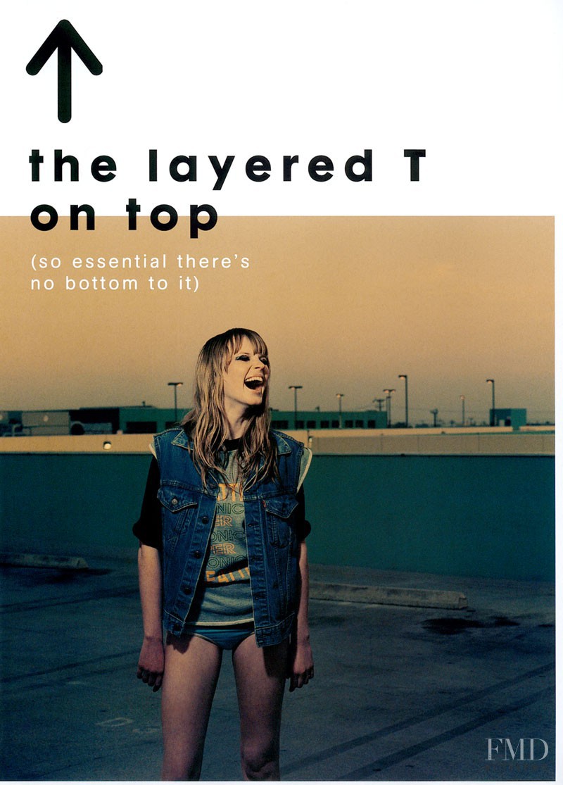 Anne Vyalitsyna featured in The Layered T On Top, September 2006