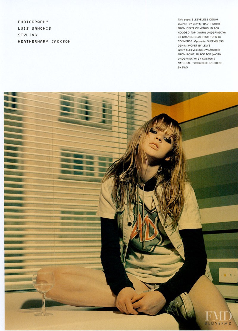 Anne Vyalitsyna featured in The Layered T On Top, September 2006