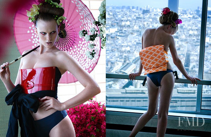 Anne Vyalitsyna featured in Geisha, July 2008