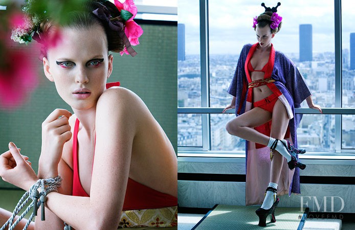 Anne Vyalitsyna featured in Geisha, July 2008