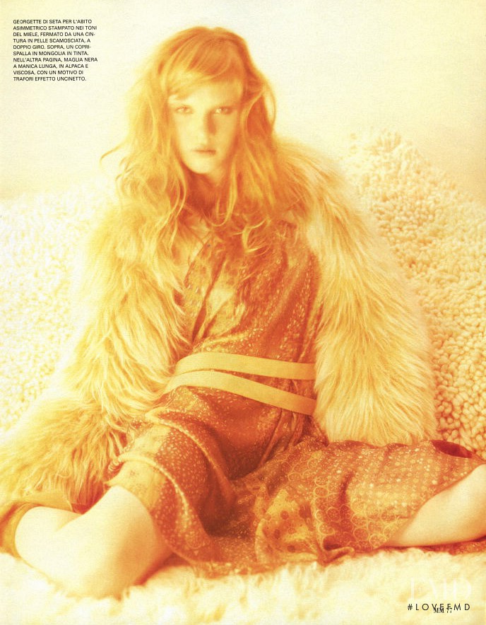 Anne Vyalitsyna featured in Nomade + Romantica = Neocharme, September 2002