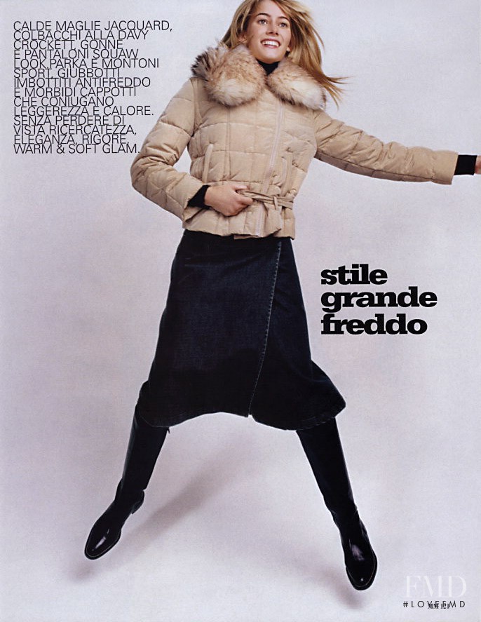 Valerie Sipp featured in Stile Grande Freddo, September 2002