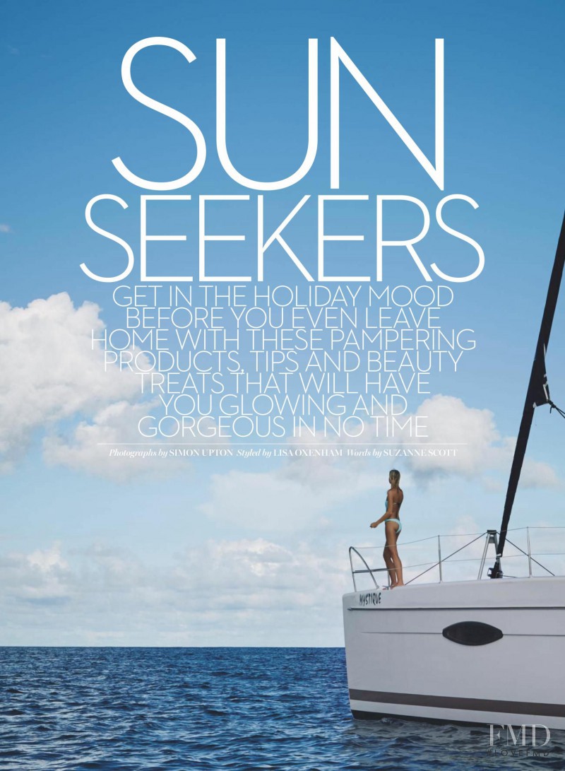 Nadine Leopold featured in Sun Seekers, July 2015