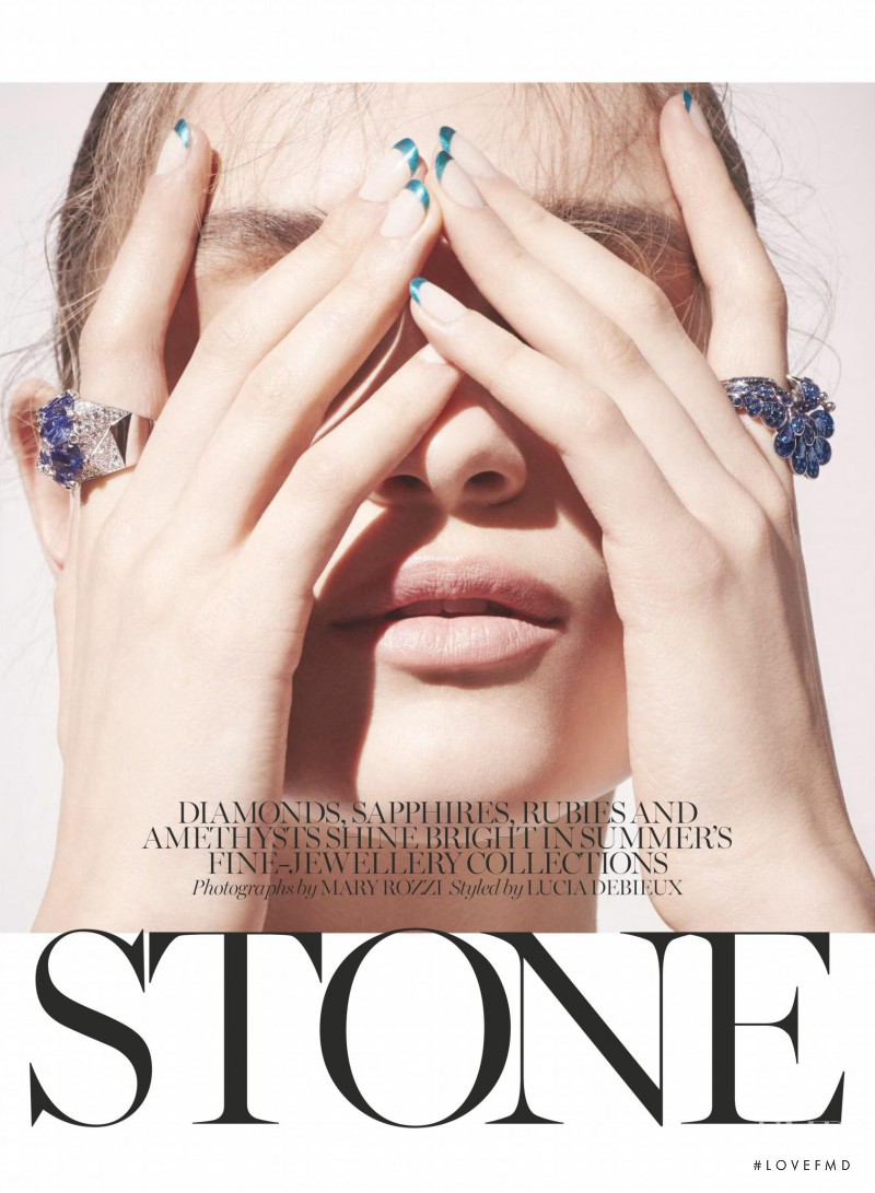 Claudia Gould featured in Stone Age, June 2015