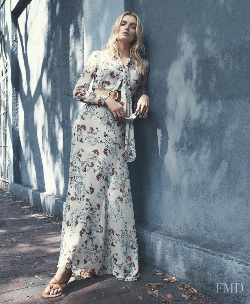 Lily Donaldson featured in Petite Florals, June 2015