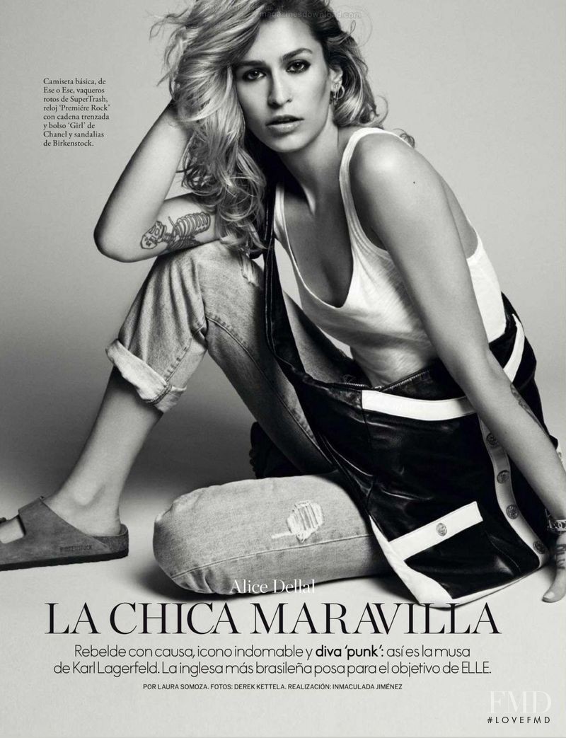 Alice Dellal featured in La Chica Maravilla, June 2015